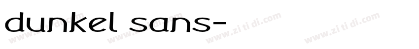 dunkel sans字体转换 dunkel sans字体转换